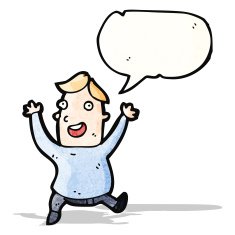 cartoon excited man N24