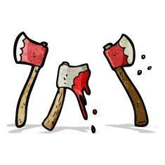 cartoon axes