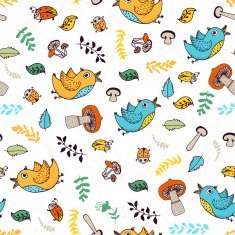 Forest seamless pattern N4