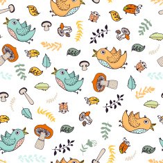 Forest seamless pattern N5