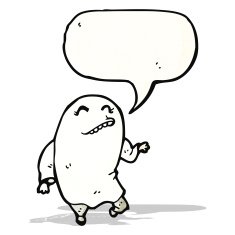 cartoon ghost costume N11