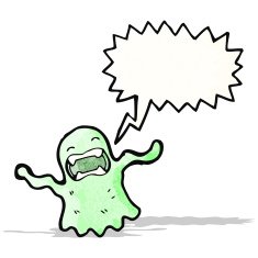 shrieking ghost cartoon N4