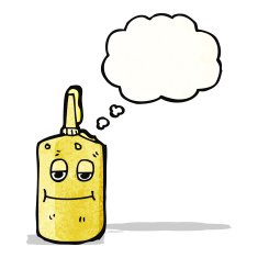 Cartoon Mustard Bottle N5