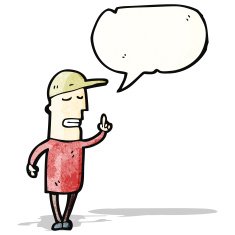 cartoon talking man N26