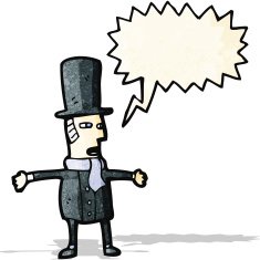 cartoon victorian gentleman N4