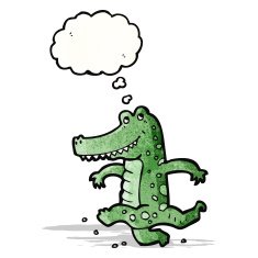 Cartoon Dancing Crocodile N3