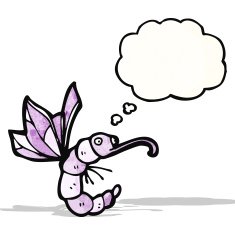 funny cartoon caterpillar