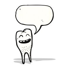 cartoon happy tooth N3
