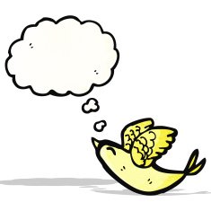 cartoon flying bird N7