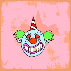 halloween cartoon clown