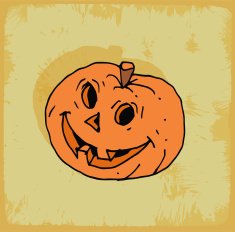 halloween cartoon pumpkin N5