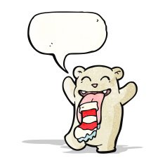 cartoon teddy bear with sock N4