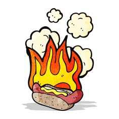 cartoon hotdog N8