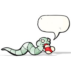 cartoon hungry snake