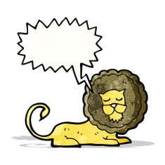 Cartoon Lion N71