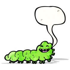 Cartoon Caterpillar N47
