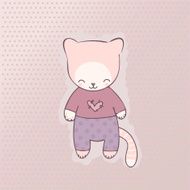 Cute cat clothing N4