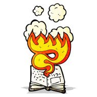 magic spell book cartoon
