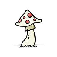 cartoon toadstool N22