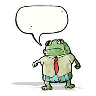 toad with speech bubble cartoon