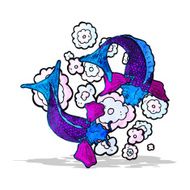 koi carp tattoo illustration N4