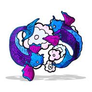 koi carp tattoo illustration N5