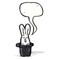 rabbit in hat cartoon N3