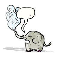 Cartoon Elephant N68
