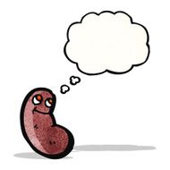 cartoon kidney with thought bubble N4