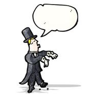 cartoon ballroom dancing man