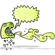 cartoon slimy ghost N7