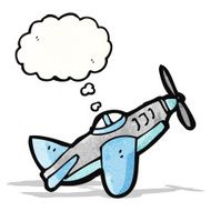 Cartoon Airplane N12