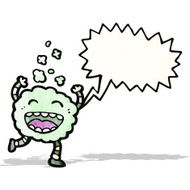 cute cloud creature cartoon