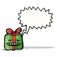 cartoon christmas present N24