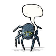 spooky spider cartoon N2