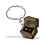 monster in box cartoon N4