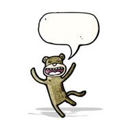 monkey with speech bubble