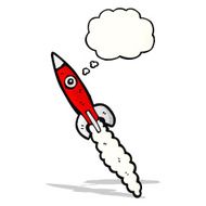 Cartoon Space Rocket N14