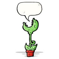 carnivorous plant cartoon N4