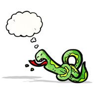 knotted snake cartoon