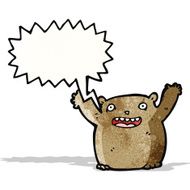crazy cartoon bear N4