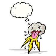 cartoon storm cloud N11