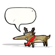 cartoon funny reindeer N2
