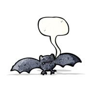 spooky halloween bat cartoon N6