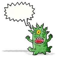 scary monster cartoon N2