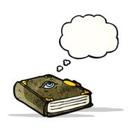 magic spell book cartoon N2