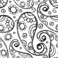 Vintage floral seamless pattern for your design N6