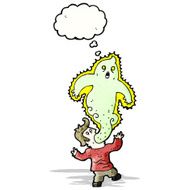 cartoon man possessed by ghost N8