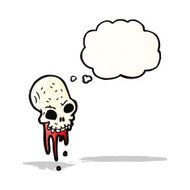 Cartoon Skull N39