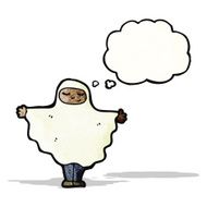 cartoon ghost costume N15